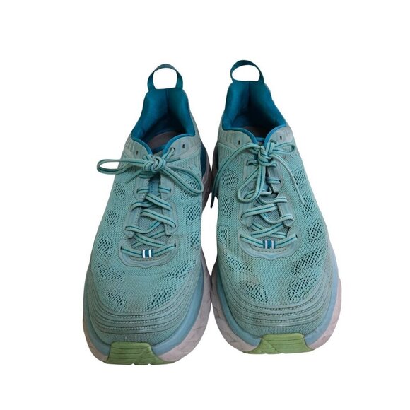 Hoka One One Bondi 6 Teal Blue Running Shoes Size 11 F27219L - Picture 4 of 9